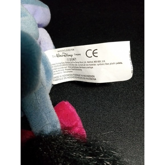 Disney Store Winnie The Pooh Eeyore Sad eyes Bean Bag Plush Stuffed Toy Beanie - Picture 5 of 5